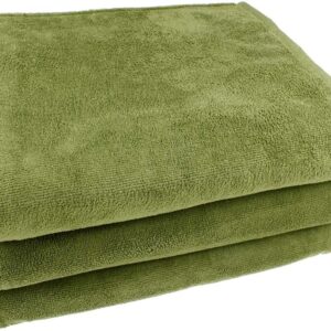 Massage handdoek 100x220 legergroen