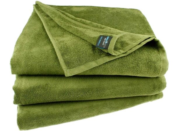 Massage handdoek 100x220 legergroen - Afbeelding 6