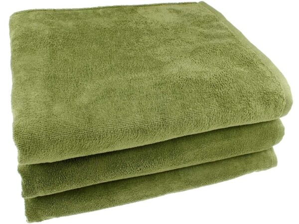Massage handdoek 100x220 legergroen