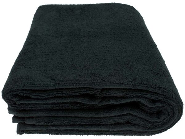 Massage handdoek 100x220 zwart - Afbeelding 4