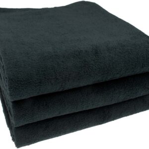 Massage handdoek 100x220 zwart