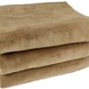 Massage handdoek 100x220 walnoot
