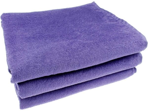 Massage handdoek 100x220 paars - Afbeelding 5