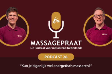 Podcast Massagepraat Tumbnail Foto Anthony en Roel en podcastaflevering 26