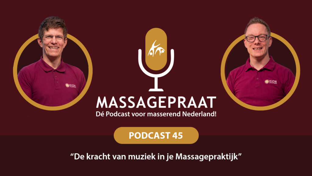 Podcast Massagepraat Tumbnail Foto Anthony en Roel en podcastaflevering 45