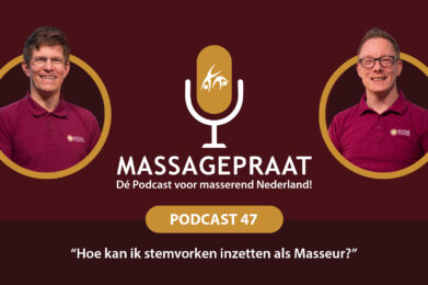 Podcast Massagepraat Tumbnail Foto Anthony en Roel en podcastaflevering 47