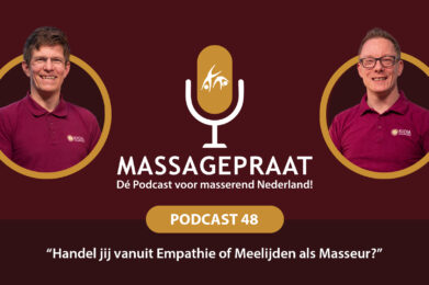 Podcast Massagepraat Tumbnail Foto Anthony en Roel en podcastaflevering 48