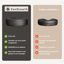 ZenGrowth Massagestoel Valo Inklapbaar Zwart - Afbeelding 4